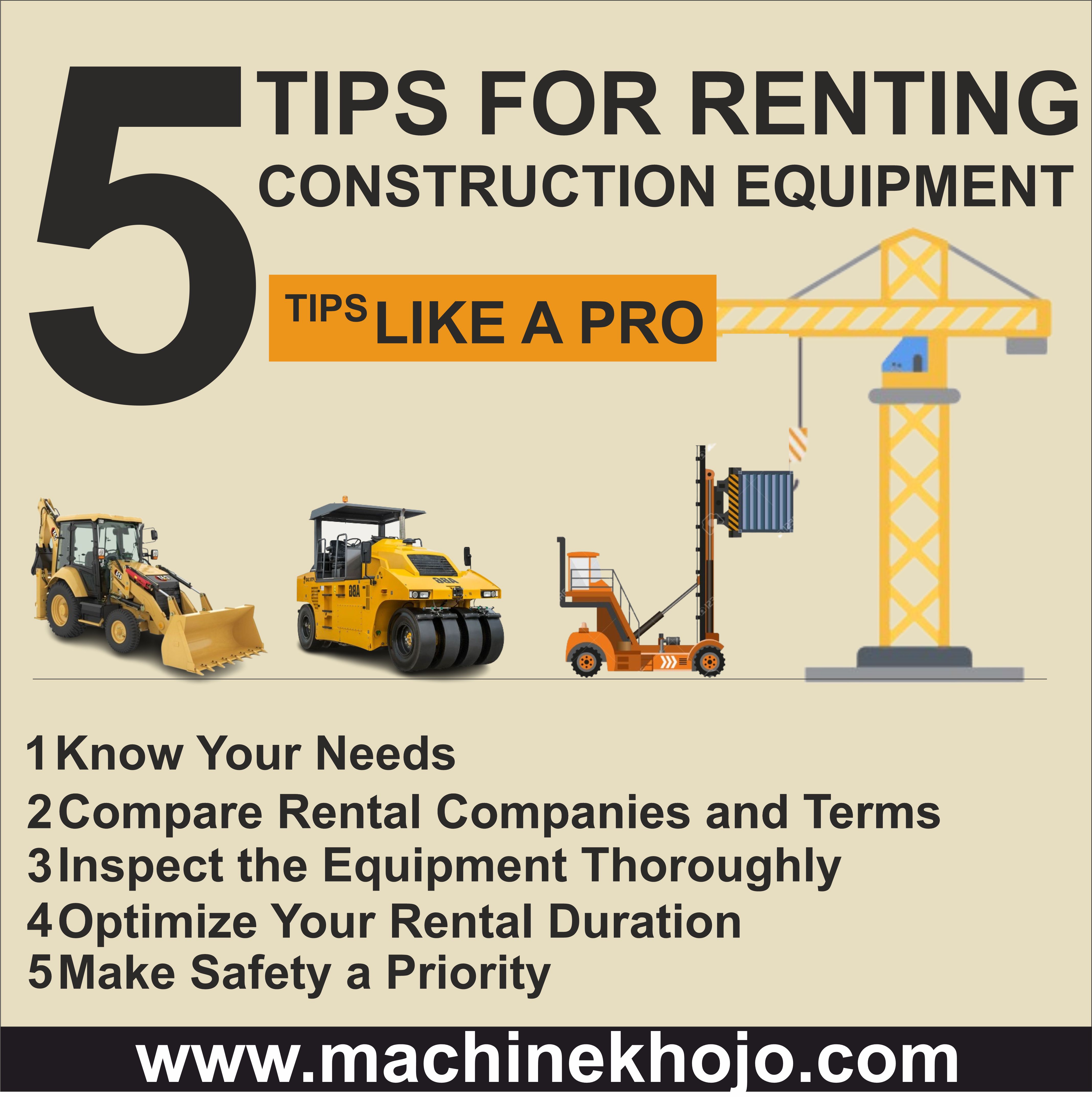 Top 5 Tips for Renting Construction Equipment Like a Pro Image